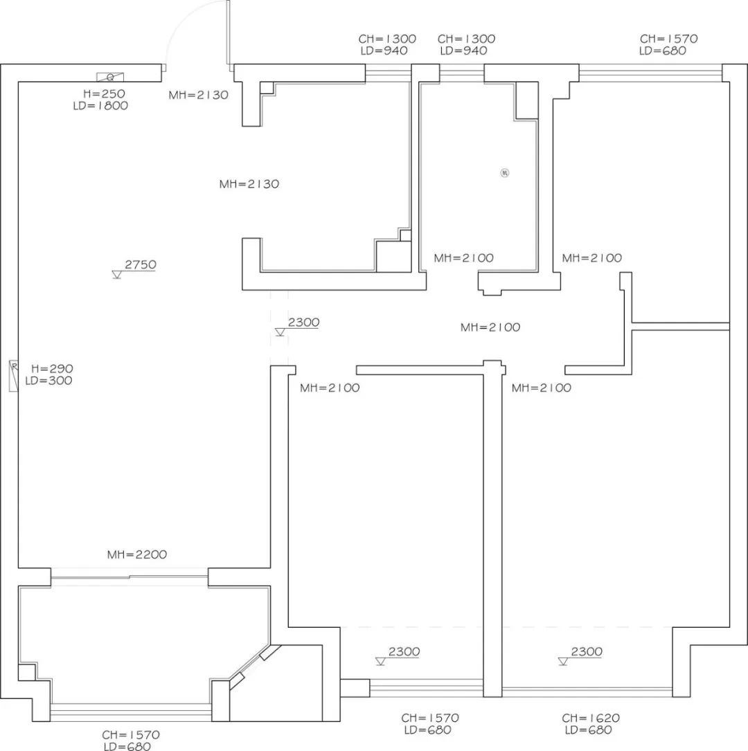 上海私宅設(shè)計(jì)-平面圖 上海私宅設(shè)計(jì)-平面圖